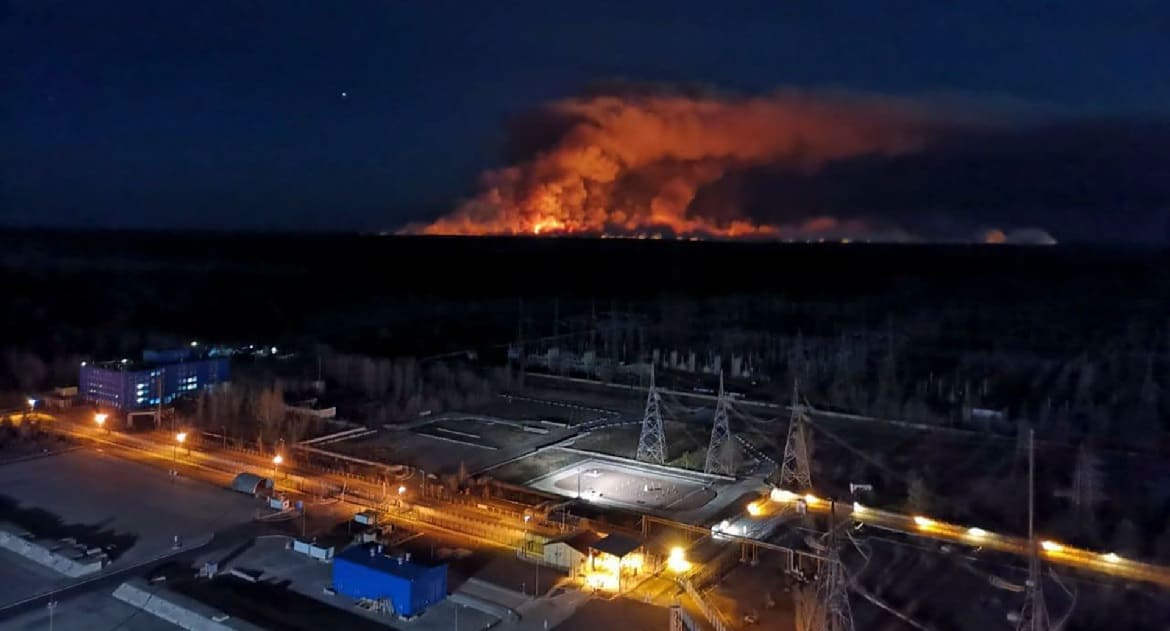 Fires in Chernobyl